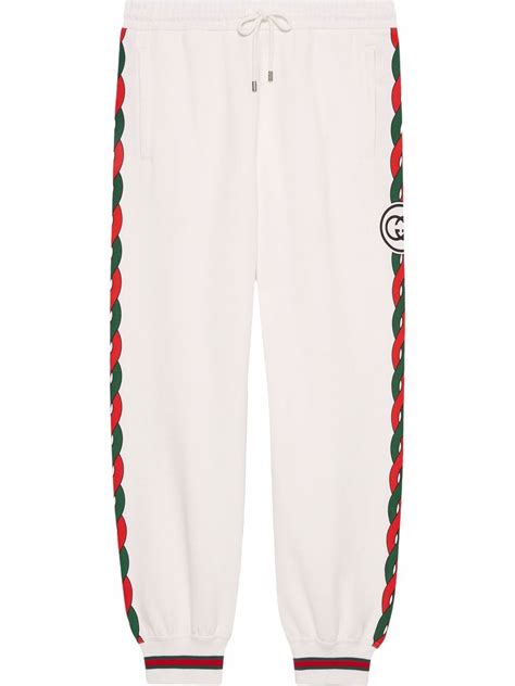 cargo gucci|Gucci knitted track pants.